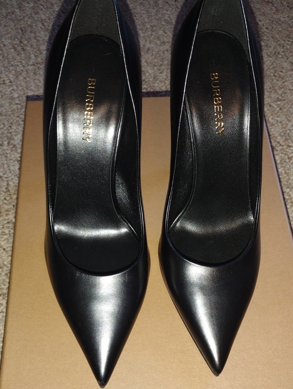 Burberry point pumps black size 6.5 - Picture 12 of 15